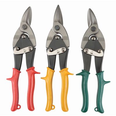 Wiss Straight Left and Right Cut Aviation Snip Set 3Piece M123R  The  Home Depot