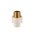 Ashirvad Brass Threaded Male Adaptor, Size 2.5cm, Part No. 2235203