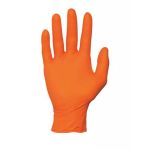 Handcare Pluse Rubber Hand Gloves, Size L, Color Orange