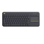 Logitech K400 Plus Wireless Keyboard, Color Black