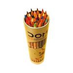 Doms FSC 24 Shades Color Round TIN Pencil