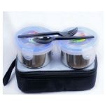 ME Swastik Lunch Box, Number of Containers 2, Container Material Stainless Steel