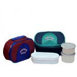 ME Swastik Lunch Box, Number of Containers 3, Container Material Plastic