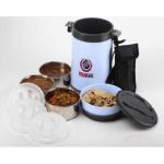 ME Swastik ME-19A Lunch Box, Number of Containers 4, Container Material Stainless Steel