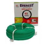 Everest House Wire, Color Green, Area 0.75sq mm, Length 90m