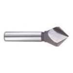 YG-1 M35/C2119150 Single Flute Chamfering Cutters (Un-Coated), Nominal Dia 15mm, Shank Dia 8mm, Overall Length 55mm