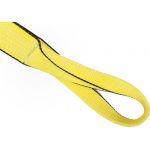 LEO Make Double Ply Polyster Webbing Sling, Length 6m, Width 75mm, Colour Yellow
