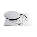 Chilly LSMHC-150 Bright Finish India King Floor Drain Flat Cover, Size 150mm, Material Stainless Steel