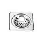 Chilly SKSG5 Bright Finish Sanitroking Floor Drain(Pack of 10), Size 127mm, Material Stainless Steel