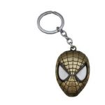 Heady Daddy Super Hero Spider Man Mask Key Chain, Color Brown