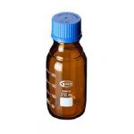 Glassco 275.202.00B Narrow Mouth Amber Reagent Bottle, Capacity 25ml