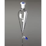 Glassco 151.202.04 Separating Funnel With PTFE Needle Valve, Capacity 250ml