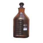 Glassco 273.276.02A Narrow Mouth Amber Reagent Bottle, Capacity 100ml