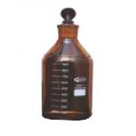 Glassco 273.276.04 Narrow Mouth Amber Reagent Bottle, Capacity 250ml