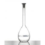 Glassco QR.131.236.03A Amber Volumetric Flask, Standard ASTM E 288