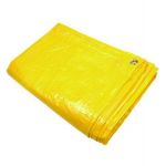 G-Paulin GP706x9 Waterproof Cross Laminated Tarpaulin, Color Yellow, Size 9 x 6ft, Grade 70GSM