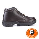 Fuel 612-0301 Arsenal High Cut Laced Up Steel Toe Safety Shoes, Color Brown