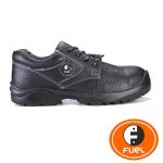 Fuel 639-8102 Commodore Low Cut Laced Up Steel Toe Safety Shoes, Color Black