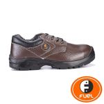 Fuel 639-0102 Commodore Low Cut Laced Up Steel Toe Safety Shoes, Color Brown