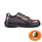 Fuel 630-0609 Radar Low Cut Laced Up Steel Toe Safety Shoes, Color Brown