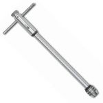 Groz TW/3-16 Tap Wrench - T Handle Type, Square Size 2-4mm, Tap Size M2 - M5mm