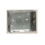 Anchor Roma 35640 18 Gauge Concealed Galvanised Mounting Box with Rust Protected, Size 79 x 75