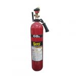 Safex Carbon Dioxide Based Fire Extinguisher, Capacity 3kg, Range of Jet 2m, Fire Rating 34B