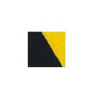 Mithilia Consumer Goods Pvt. Ltd. 1078-2 Slip Guard-Coarse Resilient, Color Black/Yellow, Size 50 x 18.3m