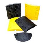 SAFETY PRO Rubber & ABS Speed Bumps (Premuim Quality), Length 500mm, Width 425mm, Height 75mm
