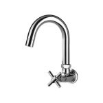 Hindware F120021 Sink Cock With Normal Swivel Spout, Finsih Chrome