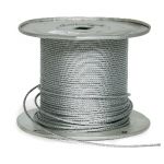 CRANLIK SWR-5mm, 7*7 Tested Steel Wire Rope (Galvanised), Size 7 x 7mm, Dia 5mm, Weight 90kg