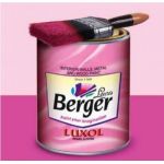 Berger 103 Luxol Lustre Finish Enamel, Capacity 1l, Color White & Base