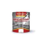 Berger 298 Weather Coat Smooth Emulsion, Capacity 20l, Color White & Base