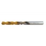 Swiss Tech SWT1255002A TiN Tipped Jobber Drill, Point Angle 118deg, Helix Angle Normal, Diameter 1/16inch