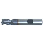 Swiss Tech SWT1630537A Weldon Short 3FL Slot Drill-TiCN, Diameter 7.00mm, Flute Length 10.0mm, Overall Length 60.0mm