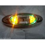 starlight Bumper & Under Hood Light with Polycarbonate Lens, Size 6inch, No. of LED 8, Color Amber