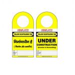 Asian Loto ALC-LST-Y Scaffolding Tag, Color Yellow