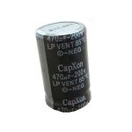 Capxon Snap In Aluminum Electrolytic Capacitor, Capacitance 470uf, Voltage Rating 200V