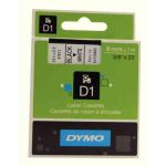 DYMO D1 Label Tape, Size 9mm, Color Black on Yellow