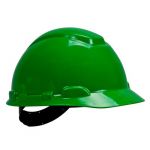 3M H-704R Ratchet Suspension Hard Hat, Color Green
