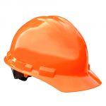 3M H-707R Ratchet Suspension Hard Hat, Color Bright Orange
