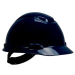 3M H-710R Ratchet Suspension Hard Hat, Color Navy Blue