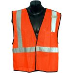 3M Economy Vest, Color Red Orange