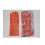 Samarth Acid Alkali Proof Rubber Hand Gloves, Color Orange & Black