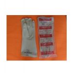 Samarth Acid Alkali Proof Rubber Hand Gloves, Color Orange & White