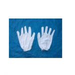 Samarth Cotton Single Hosiery Hand Gloves, Color White