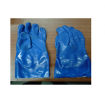 Samarth PVC Supported Hand Gloves, Color Blue