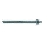 Fischer RG 18X125 M12 Threaded Rod, Series RGM, Material Zinc Plated Steel, Threaded Rod Length 125mm, Part Number F002.J50.562