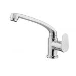 Kerro AP-06 Swan Neck Faucet, Model Ape, Material Brass, Color Silver, Finish Chrome