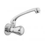 Kerro KA-07 Sink Cock Faucet, Model Kroma, Material Brass, Color Silver, Finish Chrome